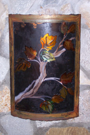 Autumn sconce