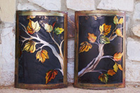 Autumn sconce