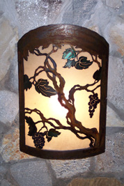 grapevine sconce